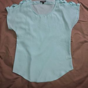 Express cold-shoulder top